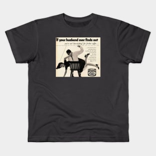 Vintage Ad - Chase and Sanborn Coffee Kids T-Shirt